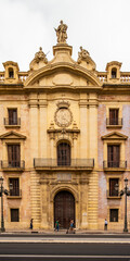 Fototapeta premium View on the Courthouse of Valencia. June 15, 2022 Valencia, Andalusia - Spain
