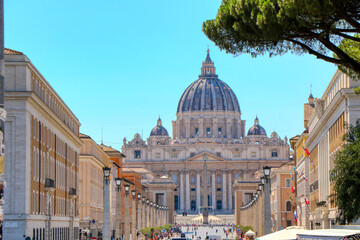 St. Peter's Basilica in the Vatican City 