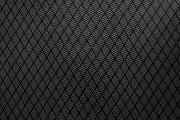 Texture of black mesh fabric. fine mesh material