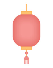 pink chinese lamp