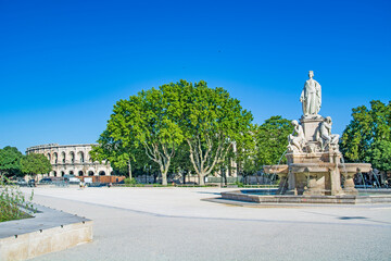 Fototapeta premium Nimes Nîmes, Gard, Occitanie, France