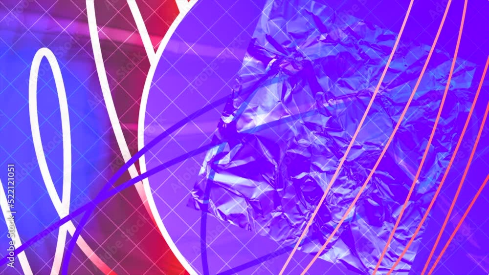 Aufkleber animated insert with moving lines and shapes. motion. stylish animation with intro and place to inse