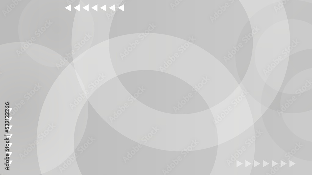 Aufkleber abstract gray gradient background with circular shapes and arrows. vector stock.