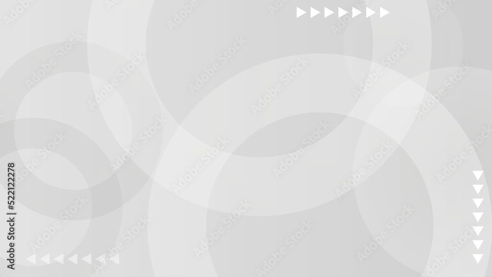 Poster abstract gray gradient background with circular shapes and arrows. vector stock.