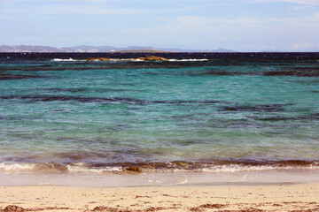 a sunny day on a beach holiday in the Balearic islands