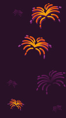 Fototapeta na wymiar fireworks background