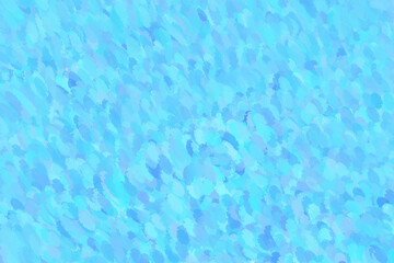 ゴッホ風タッチの背景素材　ブルー