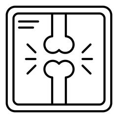 Xray Line Icon