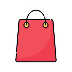 red shopping bag