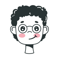 man head wearing eyeglasses