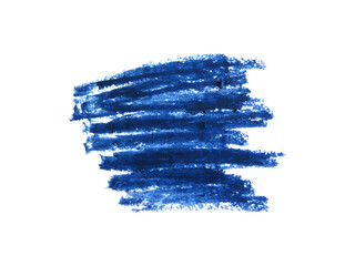 Blue eyeliner Cosmetic pencil on transparent background - 522131213
