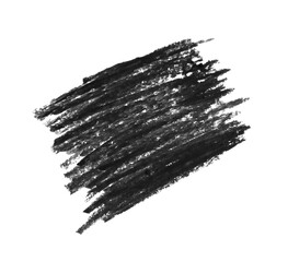 Black eyeliner Cosmetic pencil on transparent background