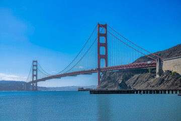 View of Golden Gate Bridge during the day in San Francisco, California