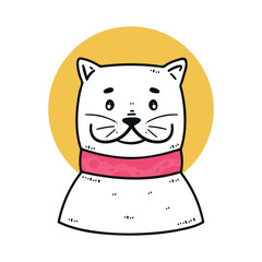 dog with pink necklace