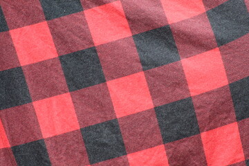 red plaid pattern