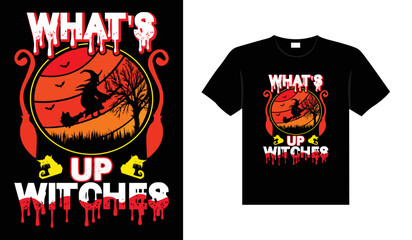 Halloween horror vintage t-shirt design, scary print template vector graphics, high-quality typography illustration shirt design