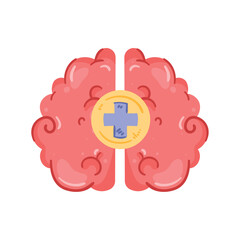brain organ with cross