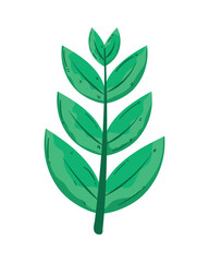 branch with leafs foliage