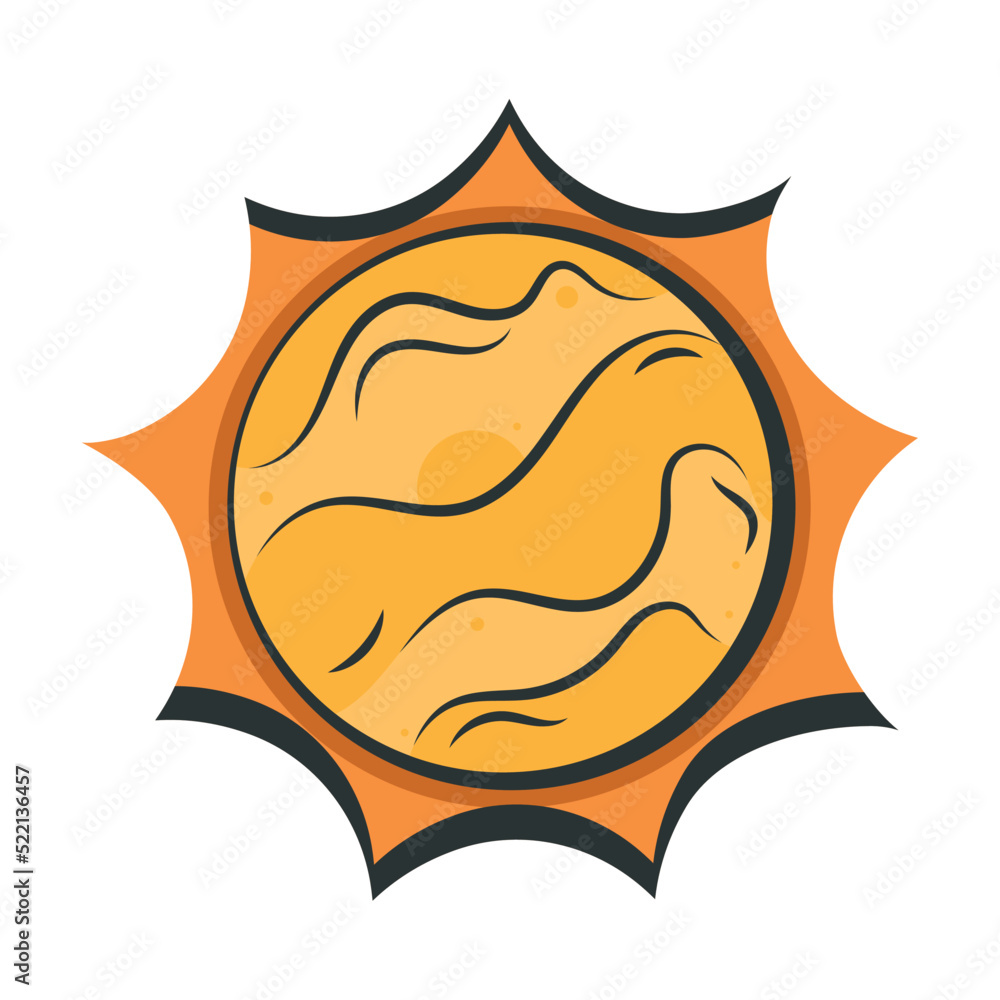 Canvas Prints sun space outer
