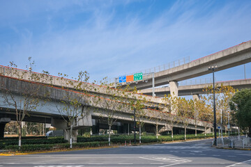 Three dimensional viaducts in Chinese cities