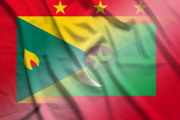 Grenada and Maldives political flag transborder relations MDV GRD