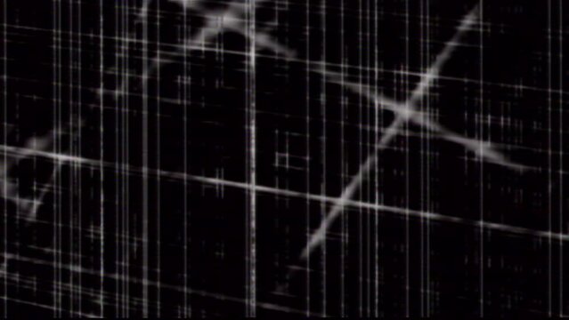 Abstract Background Loop Analog Black and White Strobo Feedlines Rays Glitch 2