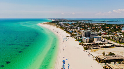 Naklejka premium South Lido Key Beach, Florida, USA