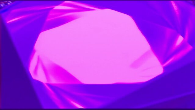 Abstract Background Loop Analog Vortex Pink Purple Strobo Feed
