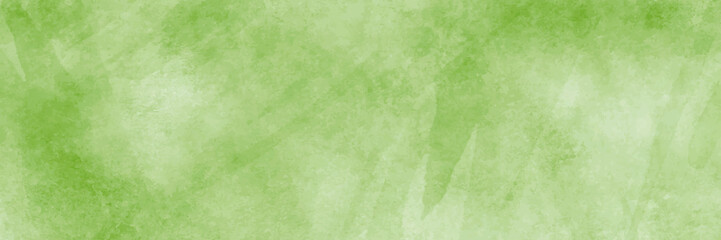 Panorama view green canvas abstract texture background. Closeup of green textured wall © Creative
