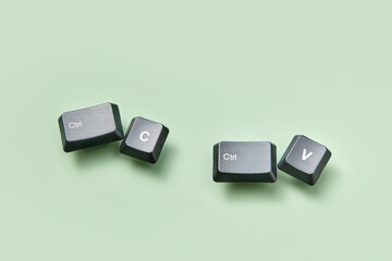 Ctrl C Ctrl V keyboard buttons