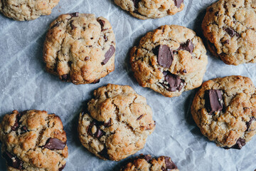 White chocolate chip cookies