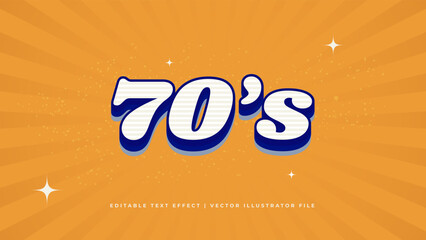 Vintage Editable Text Effect Style. Good vibes, happy and funny text effect with editable text