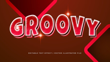 Vintage Editable Text Effect Style. Good vibes, happy and funny text effect with editable text