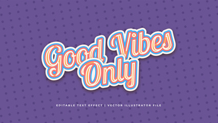 Retro vintage text effect template with 3d style editable font effect for illustrator