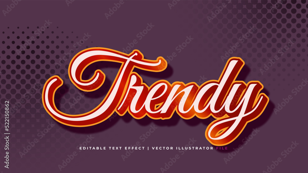 Poster retro classic editable text effect concept