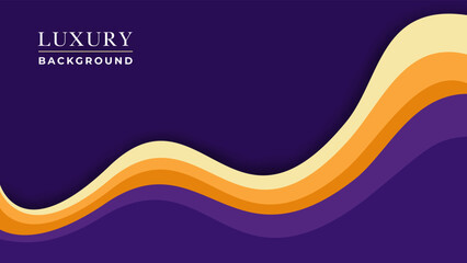 Unique Style Gradient Golden Luxury Background Design