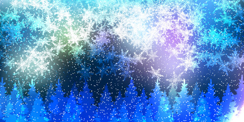 Fototapeta premium 雪 クリスマス 冬 背景 