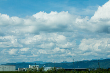 山と空　mountain and sky