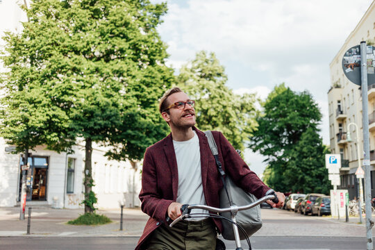 Man on Bicycle 