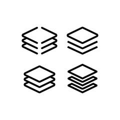 floor icon vector design templates