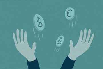 Currency trading concept