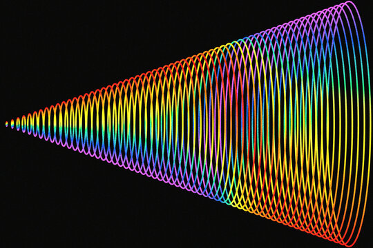 Cone in beautiful colors