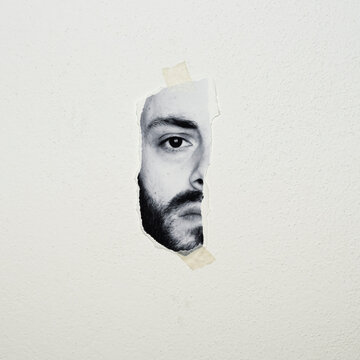Print man portrait