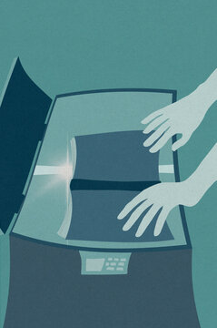 Photocopier illustration