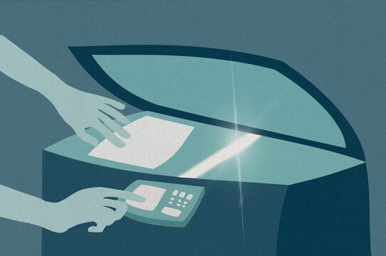 Photocopy illustration