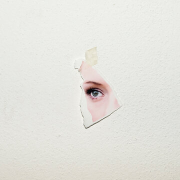 Print woman portrait