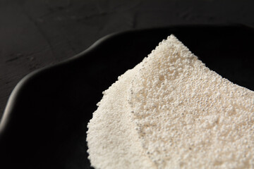 Typical Brazilian Pancake Tapioca Flour, healthy fit food