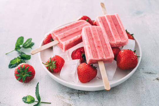 Strawberry Popsicle