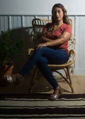 Portrait of a young woman