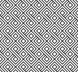 Vector seamless pattern with geometric rhombus